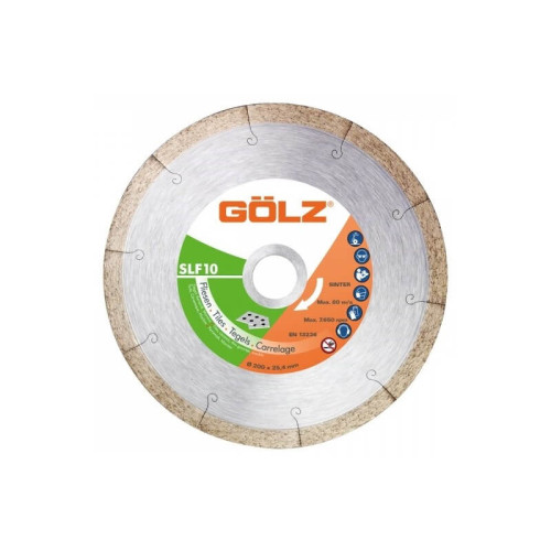 Deimantinis diskas keramikai GOLZ SLF10 Ø200x25,4mm-Deimantiniai diskai-Pjovimo diskai