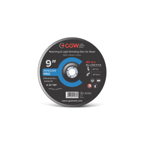 Šlifavimo diskas CGW A 24 TBF 125x4,0x22,23mm-Abrazyviniai metalo pjovimo diskai-Medžio ir