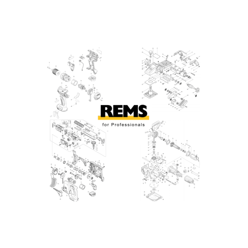Kumšteliai REMS 172107R-Atsarginės įrankių dalys-Priedai įrankiams