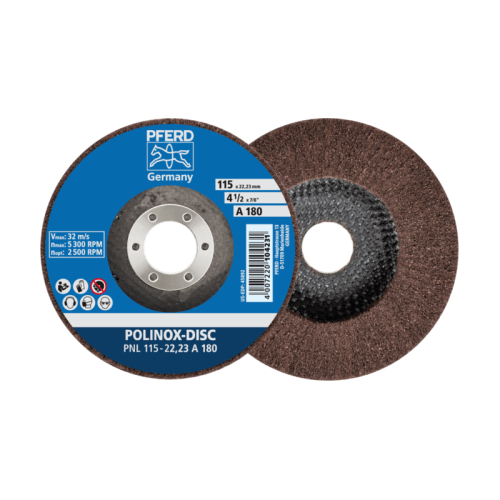 Šlifavimo diskas PFERD PNL 125-22,23mm A100-Metalo šlifavimo diskai-Abrazyvai