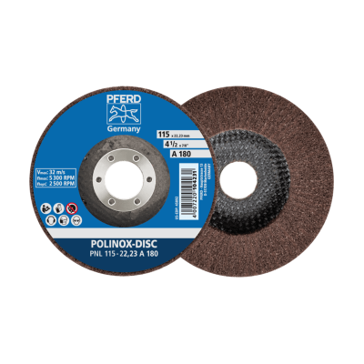 Šlifavimo diskas PFERD PNL 125-22,23mm A280-Metalo šlifavimo diskai-Abrazyvai