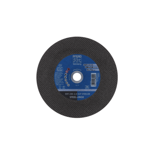 Pjovimo diskas PFERD EHT 230-2,8 SGP STEELOX-Abrazyviniai metalo pjovimo diskai-Medžio ir