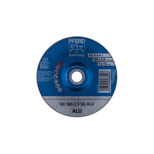 Aliuminio pjovimo diskas PFERD EH180-2,9 SG-ALU-Abrazyviniai metalo pjovimo diskai-Medžio ir
