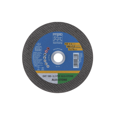Pjovimo diskas PFERD EHT180-3,2 PSF ALU+STONE-Abrazyviniai metalo pjovimo diskai-Medžio ir
