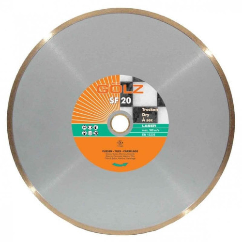 Deimantinis diskas keramikai GOLZ SF20 Ø180x25,4mm-Deimantiniai diskai-Pjovimo diskai