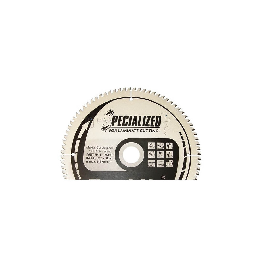 Laminato pjovimo diskas MAKITA 305x30mm 96T-Medžio pjovimo diskai-Pjovimo diskai
