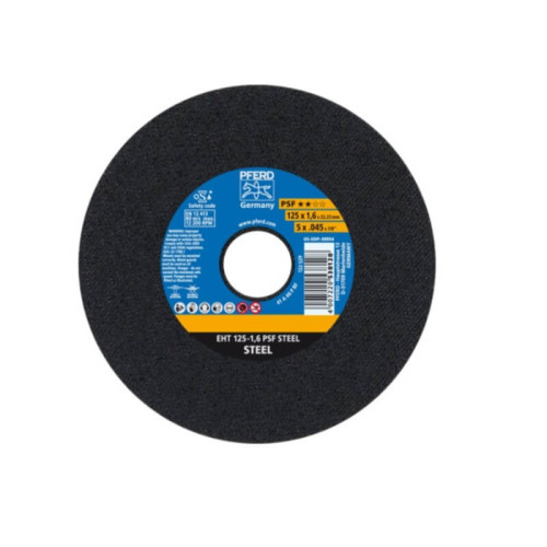 Metalo pjovimo diskas PFERD EHT 125x1,6mm A46 P PSF-Abrazyviniai metalo pjovimo diskai-Medžio