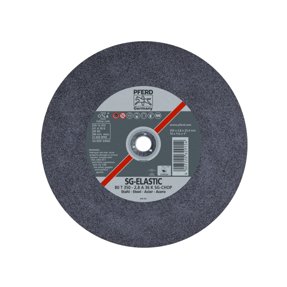 Pjovimo diskas PFERD 80 T350-2,8 A36 K SG-CHOP/32,0-Abrazyviniai metalo pjovimo diskai-Medžio