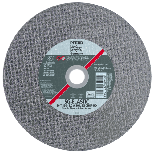 Pjovimo diskas PFERD 80 T300-3,0 A30 L SG-CHOP-HD/32,0-Abrazyviniai metalo pjovimo