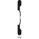 Šlifavimo diskas PFERD PFR125 A40 SGP-Curve L ALU-Lapeliniai šlifavimo diskai-Abrazyvai