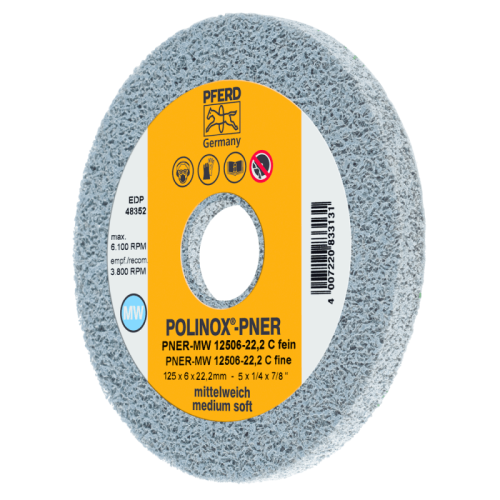 Poliravimo diskas PFERD PNER-MW 12506-22,2 SiC F-Poliravimo priemonės-Priedai įrankiams