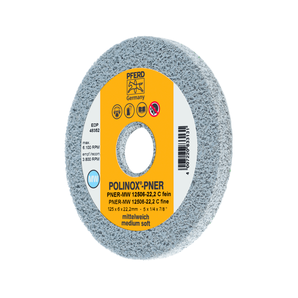 Poliravimo diskas PFERD PNER-MW 12506-22,2 SiC F-Poliravimo priemonės-Priedai įrankiams