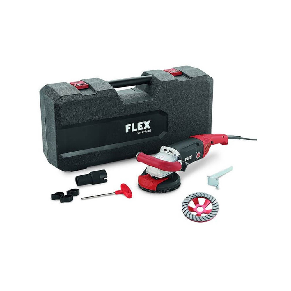Betono šlifavimo mašina FLEX LD 18-7 125R kit-Šlifavimo įrankiai-Elektriniai įrankiai