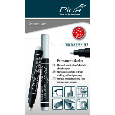 Permanentinis žymeklis PICA Classic 522 1-4mm-Žymekliai-Matavimo įrankiai