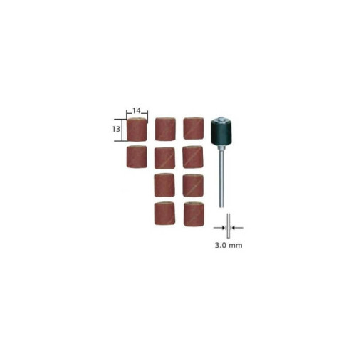 Šlifavimo kotelis bei 10 vnt. juostų P120 PROXXON-Graverių priedai, antgaliai-Elektriniai