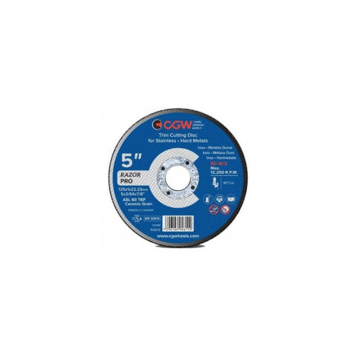 Pjovimo diskas Razor 125mm CGW 1,0 mm-Abrazyviniai metalo pjovimo diskai-Medžio ir metalo