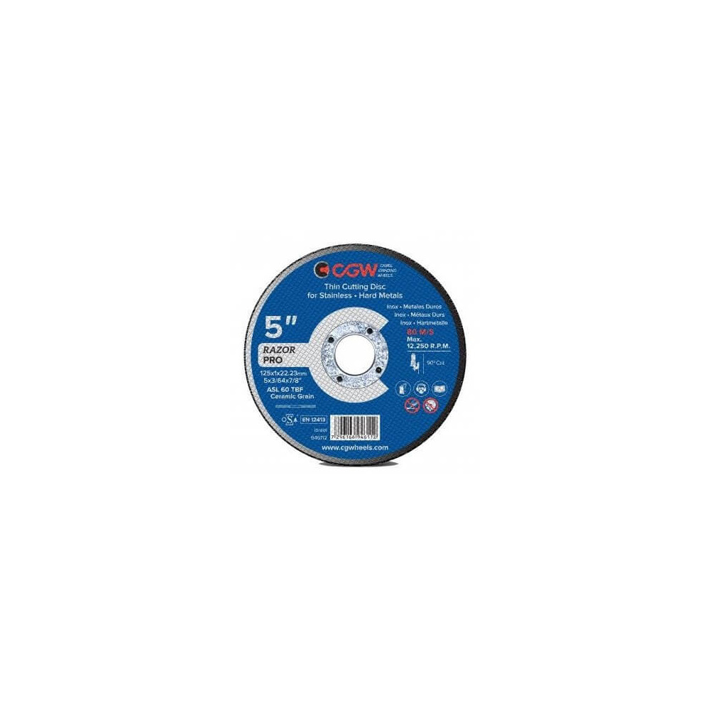Pjovimo diskas Razor 125mm CGW 1,0 mm-Abrazyviniai metalo pjovimo diskai-Medžio ir metalo