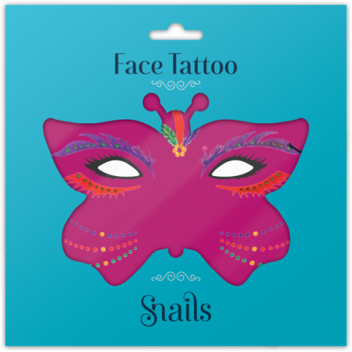 Snails Veido Tatuiruotė - Brazilija-Snails tatuiruotės ir markeriai-Vaikiška kosmetika