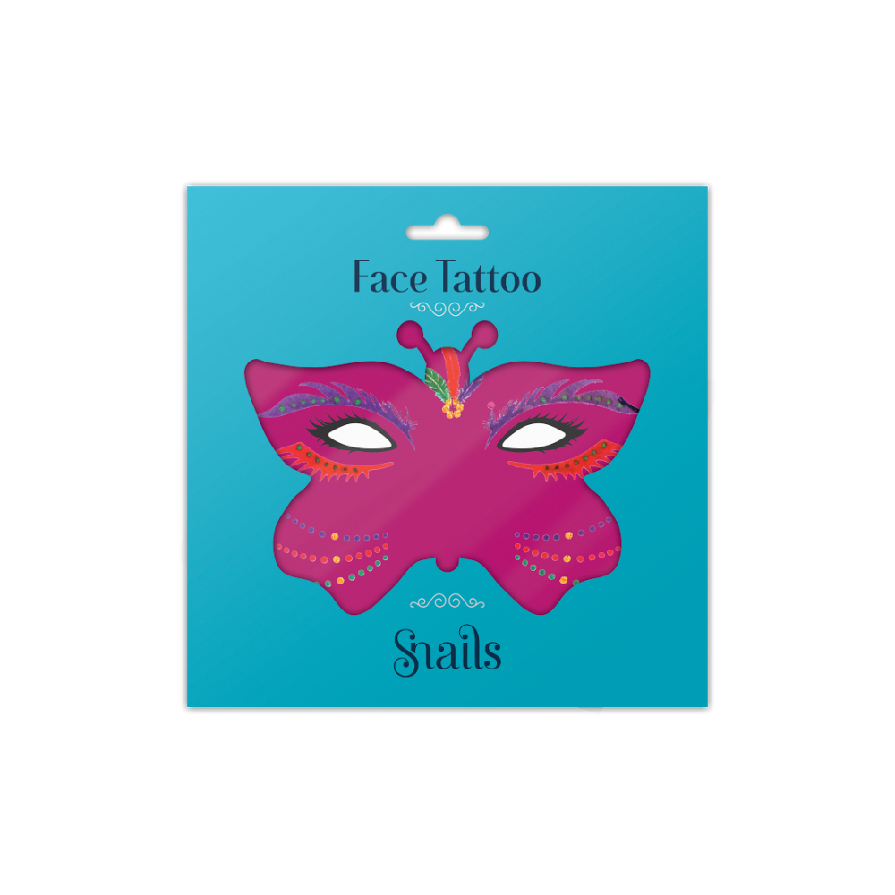 Snails Veido Tatuiruotė - Brazilija-Snails tatuiruotės ir markeriai-Vaikiška kosmetika