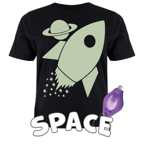 Splat Planet šviečiantys tamsoje marškinėliai, Kosmose-SPLAT PLANET - kuriame-ŽAISLAI