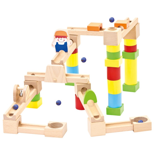 Medinis konstruktorius "Kamuoliuko takelis" (40 dalių), 3+-BINO nuo 3 metų-Žaislai kūdikiams