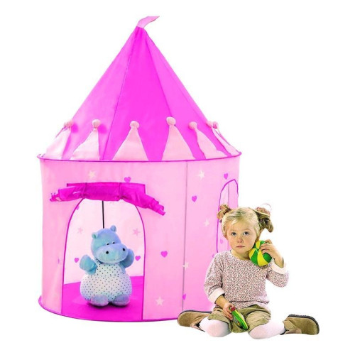 Mergaitiška palapinė "Pilaitė", rožinė-BINO nuo 3 metų-Žaislai kūdikiams, vaikams