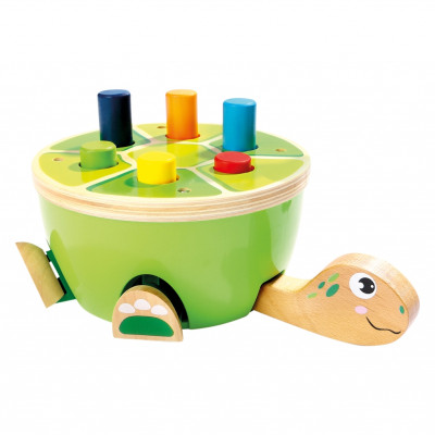 Vėžlys - kalimo žaislas-BINO nuo 1 iki 3 metų-Žaislai kūdikiams, vaikams
