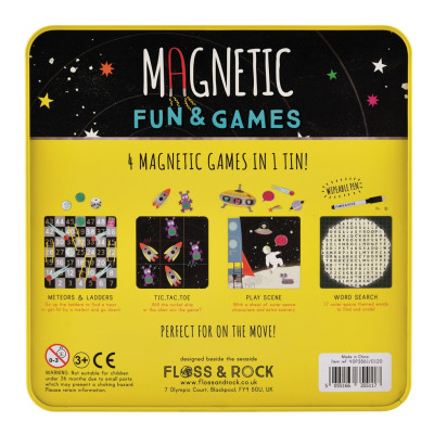 Magnetinis žaidimas, Kosmosas 4 in 1-Magnetiniai žaidimai-Aksesuarai ir kita
