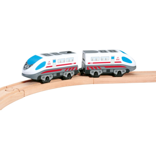 Greitasis traukinys, 2 vagonai-BINO nuo 3 metų-Žaislai kūdikiams, vaikams