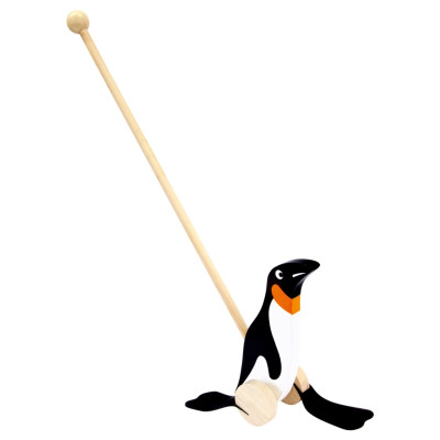 Medinis stumdukas, pingvinas-BINO nuo 1 iki 3 metų-Žaislai kūdikiams, vaikams