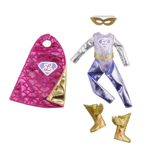 Lottie aksesuarų rinkinys - Super herojės kostiumas-LOTTIE lėlės-Lėlės