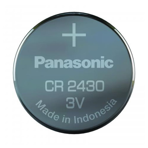 ELEMENTAI PANASONIC CR 2430-1BP-Elementai, baterijos-Smulki elektronika