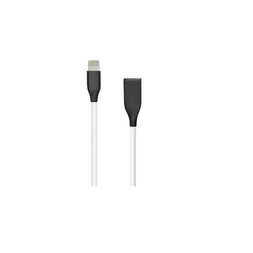 LAIDAS USB-Lightning (baltas)-Telefonų laidai ir jungtys-Mobiliųjų telefonų priedai