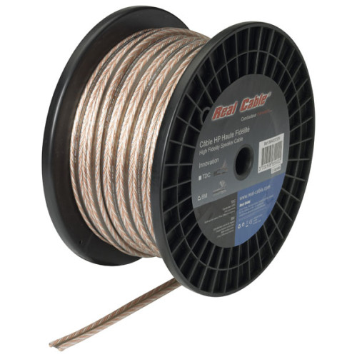 LAIDAS REAL CABLE HP CABLE 1.50 ² OFC TDC AGT+CU Spool/50m transparent-Priedai audio-video