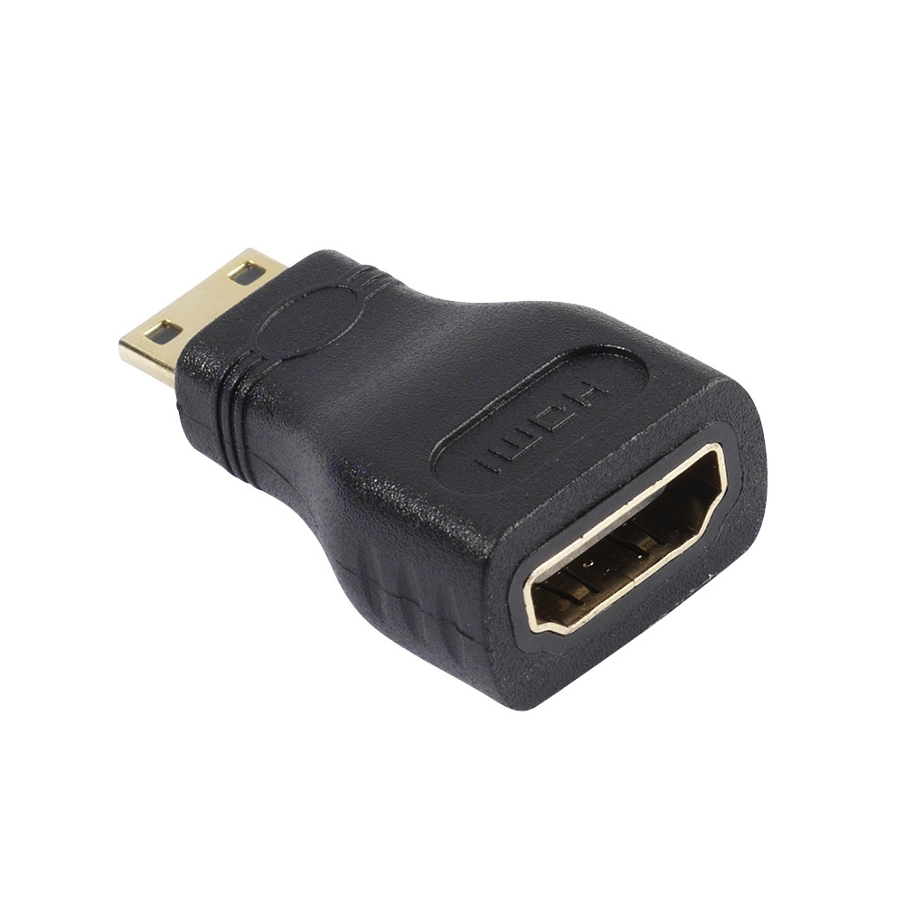 ADAPTERIS HDMI C adapter, HDMI A socket-HDMI C plugcompact type-Priedai audio-video