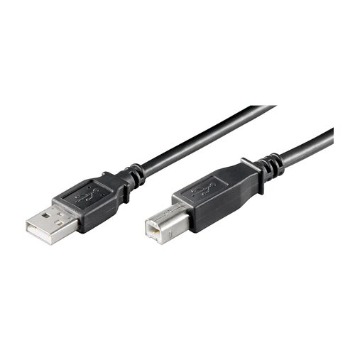 Kabelis Goobay USB 2.0 Hi-Speed cable 68900 1.8 m, Black, USB-A to USB-B-Priedai audio-video