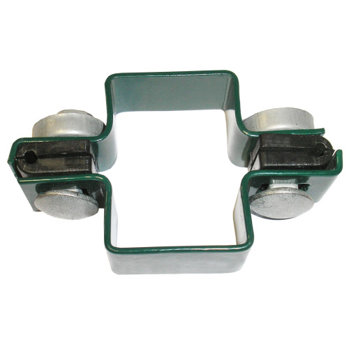 Apkaba metalinei tvorai tiesi su tvirtinimo varžtais žalia (Ral6005)-Metalinės tvoros-Tvoros