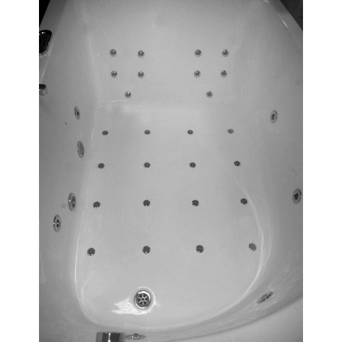 Masažinė vonia B1913-1 dešininė su oro ir hidromasažu-Masažinės vonios-Vonios ir apdaila