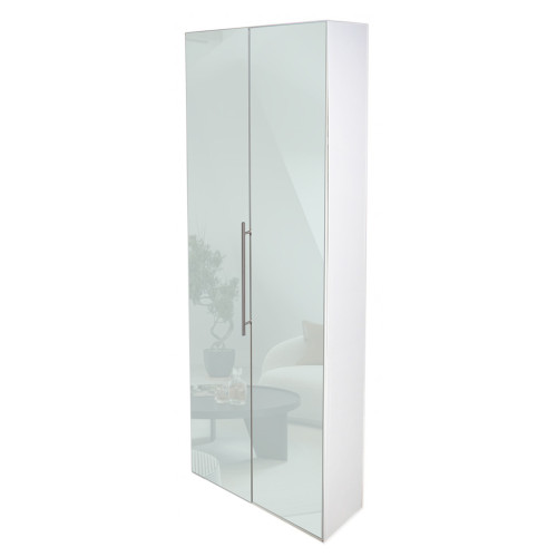 Universali pakabinama/pastatoma spintelė su veidrodinėmis durimis 87100103-Vonios baldai
