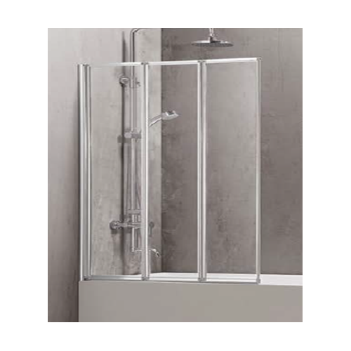 Sienelė vonios C6433 120x150 skaidri-apdailos panelės-Vonios sienelės