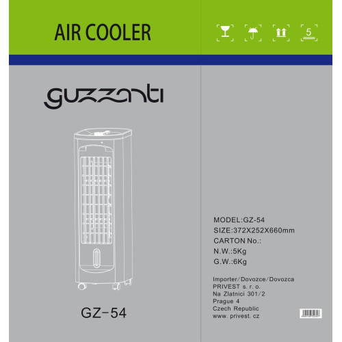 Oro vėsintuvas Guzzanti GZ-54-Oro kondicionieriai-Klimato kontrolės technika