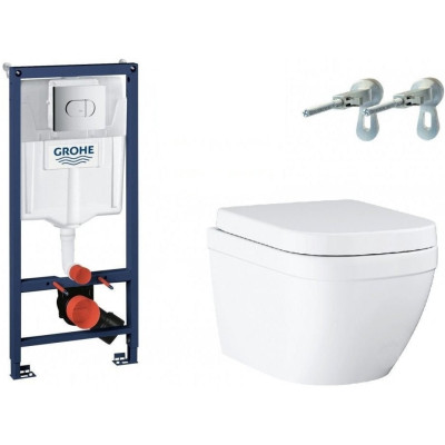 WC komplektas su potinkiniu rėmu GROHE Euro ceramic WC 39536000-WC potinkiniai rėmai ir jų