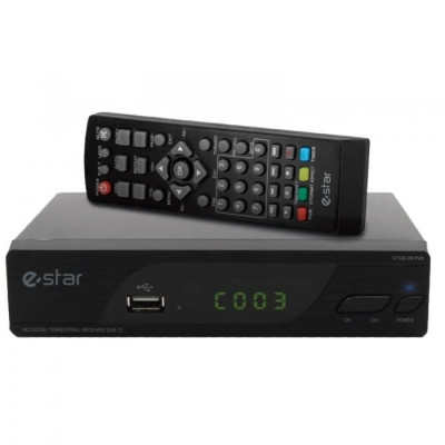 Imtuvas eSTAR DVBT2 536 HD Black-Priedėliai-TV priedai