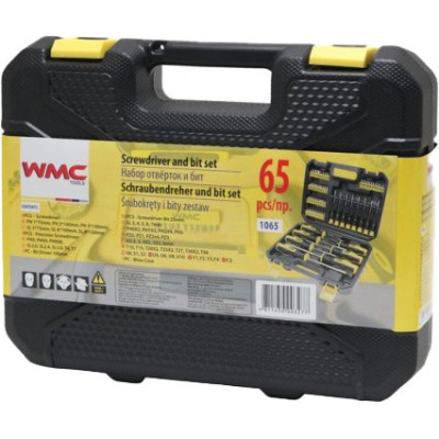 Įrankių rinkinys WMC 1065 (65 dalys)-Įrankių rinkiniai-Rankiniai įrankiai