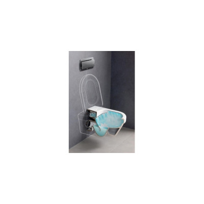 Pakabinamas klozetas su &39SoftClose&39 dangčiu Gustavsberg Hygienic Flush 5G84HR01-WC