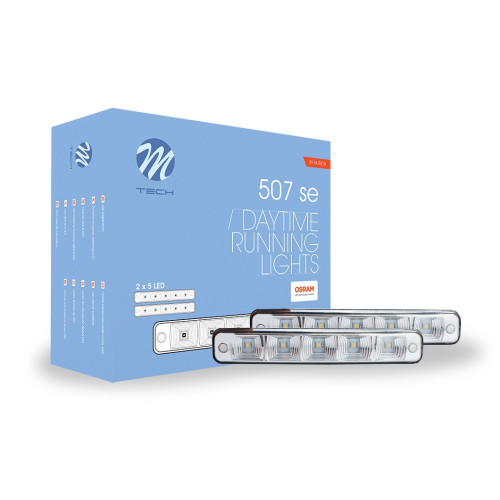 Dienos žibintai HP 507 I Osram diodai-M-TECH-Halogeninės lemputės
