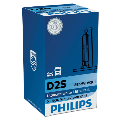 Lemputė PHILIPS D2S WhiteVision Ultra (85122BVUC1)-Ksenoninės lemputės-Apšvietimas