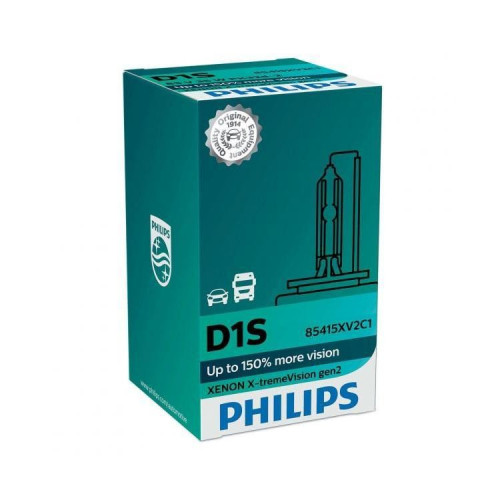 Lemputė PHILIPS D1S XV+150% gen2 (85415 XV2C1)-Ksenoninės lemputės-Apšvietimas