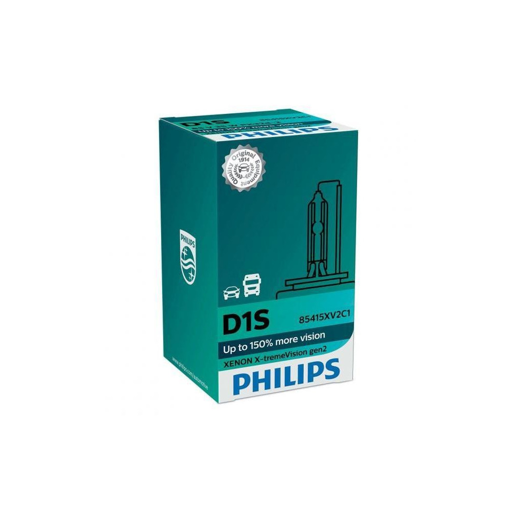 Lemputė PHILIPS D1S XV+150% gen2 (85415 XV2C1)-Ksenoninės lemputės-Apšvietimas