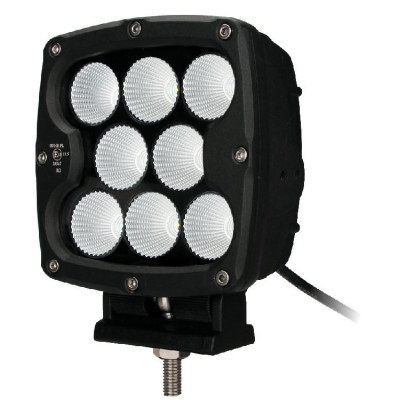 LED papildomas žibintas Black CREE 80W 7" Spot-LED papildomi žibintai-Apšvietimas